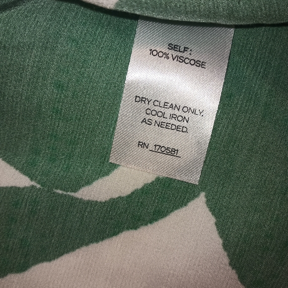 New Figue Green and White Women's Top SZXL - Picture 6 of 6